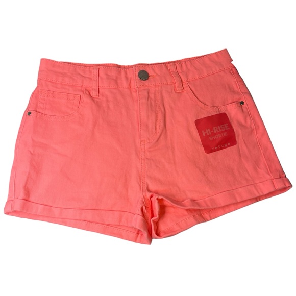 Short Jean Taille Haute Charlotte Russe - Taille 2 - Blanc Vieilli - 5 Boutons - Neuf Avec étiquette